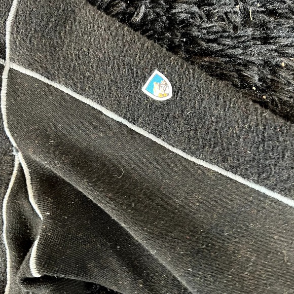 kuhl mens black zip up interceptor fleece size medium - Picture 4 of 5